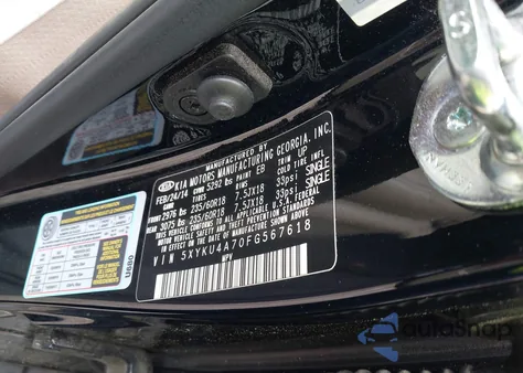 2015 Kia Sorento Ex V6 from USA, damaged, VIN 5XYKU4A70FG567618